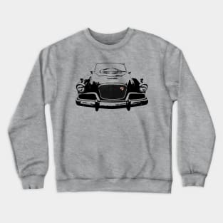 Studebaker Golden Hawk 1950s American classic car monoblock black Crewneck Sweatshirt